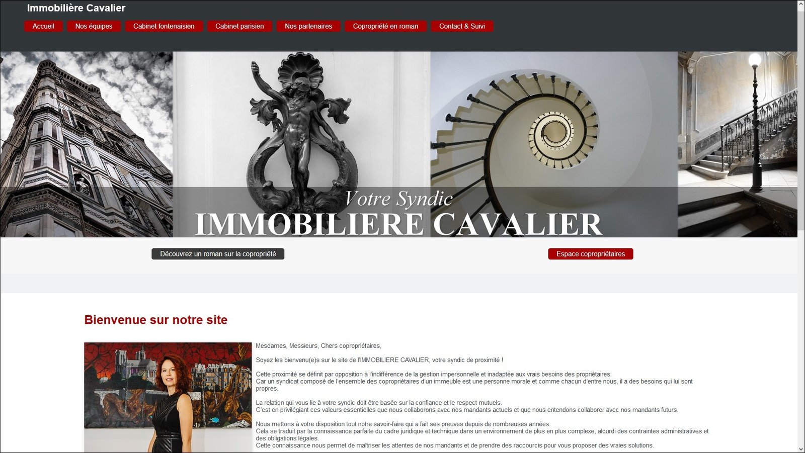 Site vitrine cr�� avec l'offre Rapido Web pour profession lib�rale